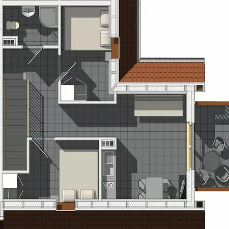 2-level With 2 Bedrooms,